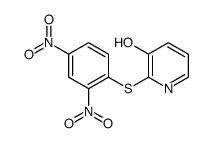 2-(2,4-dinitrophenyl)sulfanylpyridin-3-ol Structure