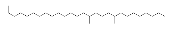 9,13-dimethylheptacosane Structure