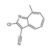 2-chloro-8-methylcyclohepta[b]pyrrole-3-carbonitrile Structure