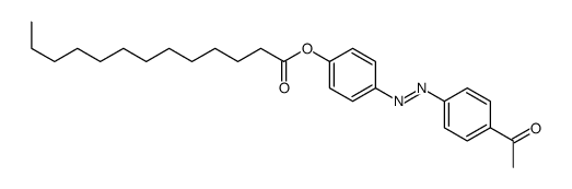 [4-[(4-acetylphenyl)diazenyl]phenyl] tridecanoate Structure