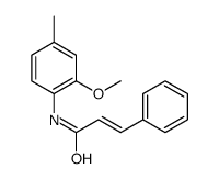 N-(2-methoxy-4-methylphenyl)-3-phenylprop-2-enamide结构式