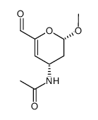 (4S)-4r-acetylamino-6c-methoxy-5,6-dihydro-4H-pyran-2-carbaldehyde Structure