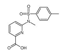 6-[methyl-(4-methylphenyl)sulfonylamino]pyridine-2-carboxylic acid结构式