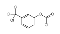 [3-(trichloromethyl)phenyl] carbonochloridate Structure