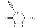 2-cyano-N-propan-2-yl-acetohydrazide结构式