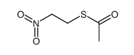 thioacetic acid S-(2-nitro-ethyl ester) Structure