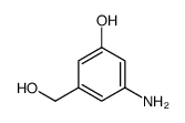 3-amino-5-(hydroxymethyl)phenol结构式