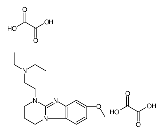 N,N-diethyl-2-(8-methoxy-3,4-dihydro-2H-pyrimido[1,2-a]benzimidazol-1-yl)ethanamine,oxalic acid结构式