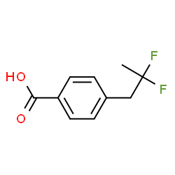 Benzoic acid, 4-(2,2-difluoropropyl)- (9CI) structure