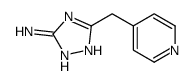 5-(吡啶-4-基甲基)-4H-1,2,4-三唑-3-胺结构式