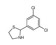 2-(3,5-Dichlorophenyl)thiazolidine Structure