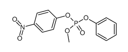 Methyl-phenyl-[4-nitro-phenyl]-phosphat Structure