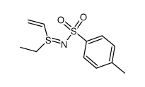 S-ethyl-S-ethenyl-N-(toluene-4-sulfonyl)sulfilimine结构式