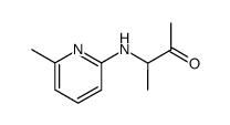 3-((6-methylpyridin-2-yl)amino)butan-2-one Structure