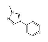 Pyridine, 4-(1-methyl-1H-pyrazol-4-yl)- structure