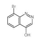 8-bromo-1H-cinnolin-4-one结构式