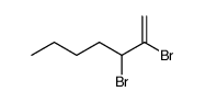 2,3-dibromo-hept-1-ene Structure