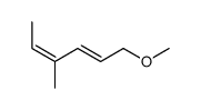 1-methoxy-4-methylhexa-2,4-diene Structure