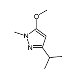 5-methoxy-1-methyl-3-propan-2-ylpyrazole Structure