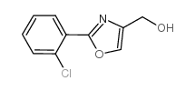 [2-(2-氯苯基)噁唑-4-基]甲醇结构式