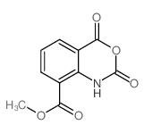 3-Isatoic anhydride carboxylic acid methyl ester Structure