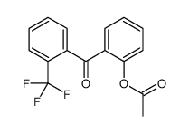 2-ACETOXY-2'-TRIFLUOROBENZOPHENONE结构式