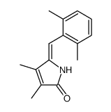 (Z)-3,4-dimethyl-5<(2,6-dimethylphenyl)methylene>-3-pyrrolin-2-one结构式