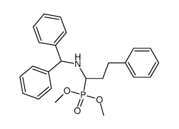 dimethyl (1-(benzhydrylamino)-3-phenylpropyl)phosphonate结构式