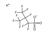 potassium 1,1,2,3,3,3-hexafluoro-2-(trifluoromethyl)propanesulphonate结构式