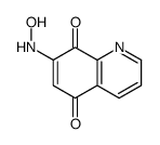 7-(hydroxyamino)-5,8-quinolinedione Structure