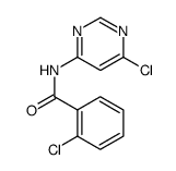 Benzamide, 2-chloro-N-(6-chloro-4-pyrimidinyl)结构式