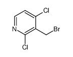 3-(bromomethyl)-2,4-dichloropyridine Structure