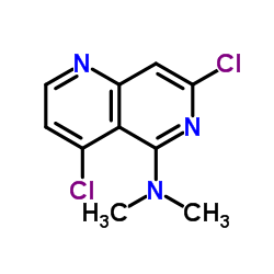 4,7-Dichloro-N,N-dimethyl-1,6-naphthyridin-5-amine Structure