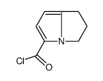 6,7-dihydro-5H-pyrrolizine-3-carbonyl chloride Structure