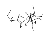 tris(N,N-diethyldithiocarbamato)bismuth(III) Structure