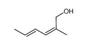 (2Z,4E)-2-methyl-2,4-hexadien-1-ol Structure