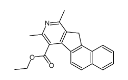 8,10-dimethyl-11H-benzo[4,5]indeno[2,1-c]pyridine-7-carboxylic acid ethyl ester Structure