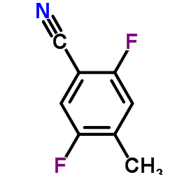 2,5-Difluoro-4-methylbenzonitrile Structure