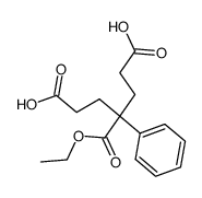 4-Phenyl-4-aethoxycarbonyl-pimelinsaeure Structure