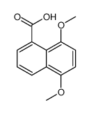 5,8-dimethoxynaphthalene-1-carboxylic acid结构式