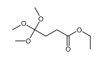 ethyl 4,4,4-trimethoxybutanoate Structure