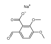 sodium 6-formyl-2,3-dimethoxybenzoate结构式