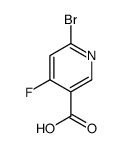 6-溴-4-氟烟酸结构式