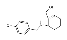 N-(4-Chlorbenzyl)-trans-2-(hydroxymethyl)-1-cyclohexylamin Structure