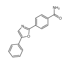 2-(4-Carbamidophenyl)-5-phenyloxazole Structure