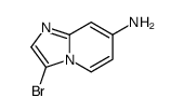 3-Bromoimidazo[1,2-a]pyridin-7-amine structure