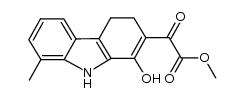 methyl 2-(1-hydroxy-8-methyl-4,9-dihydro-3H-carbazol-2-yl)-2-oxoacetate结构式