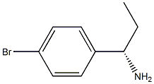 (1S)-1-(4-BROMOPHENYL)PROPAN-1-AMINE结构式