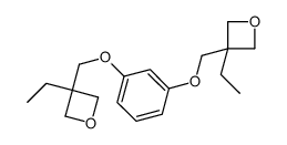 3-ethyl-3-[[3-[(3-ethyloxetan-3-yl)methoxy]phenoxy]methyl]oxetane结构式