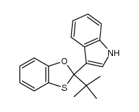 3-(2-(tert-butyl)benzo[d][1,3]oxathiol-2-yl)-1H-indole结构式